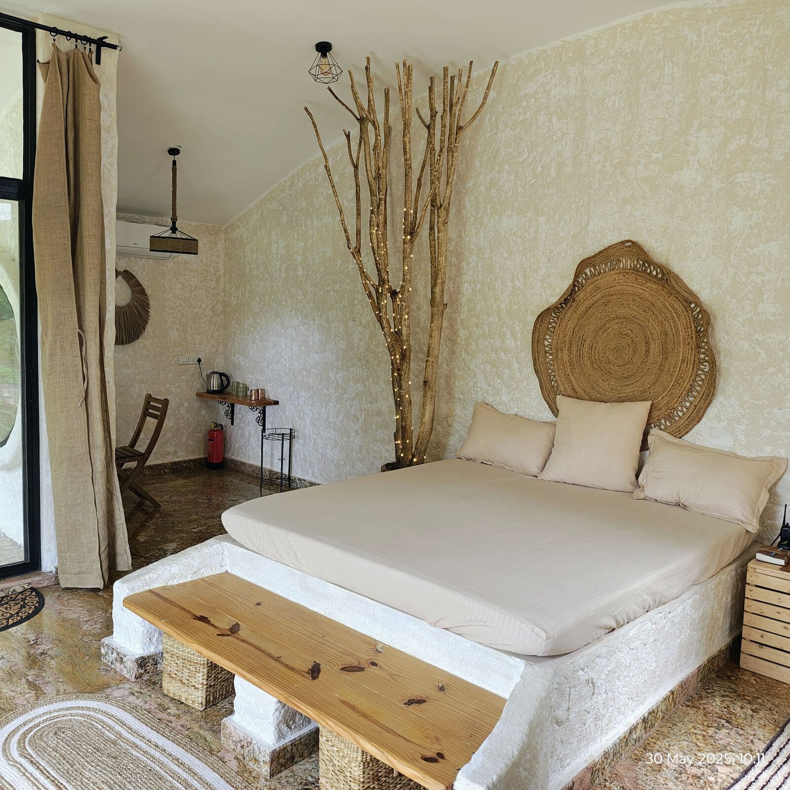 Inside the cottages at Hidden Eden