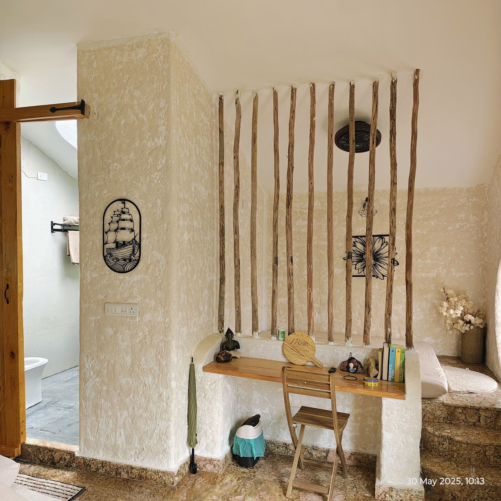 Inside the cottages at Hidden Eden